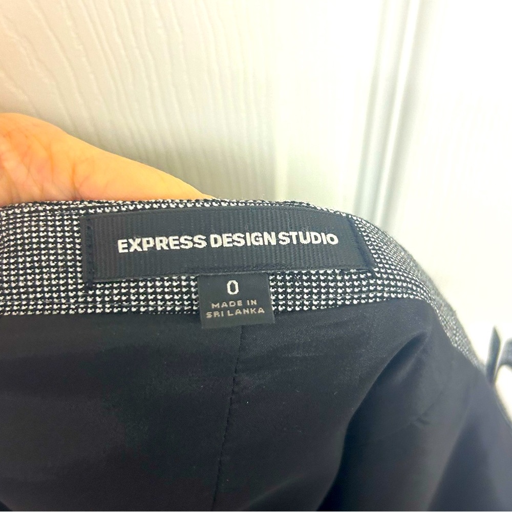 Express Design Studio Houndstooth Size 0 Pencil S… - image 6